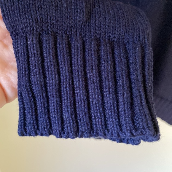 Polo by Ralph Lauren Men's Navy Sweater with American Flag - Picture 5 of 10